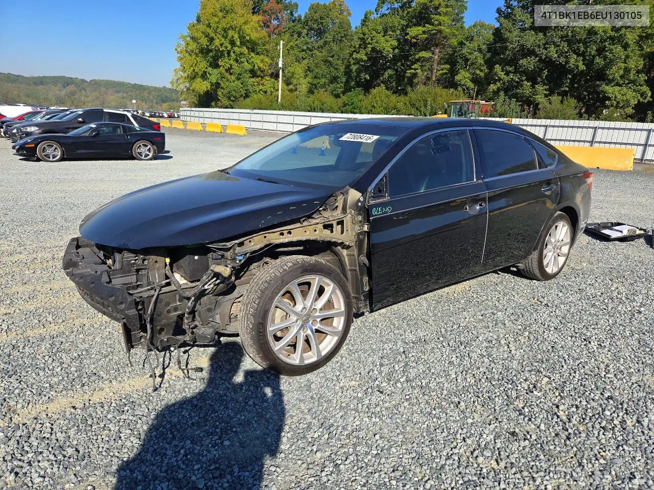 TOYOTA AVALON 2014, VIN 4T1BK1EB6EU130105
