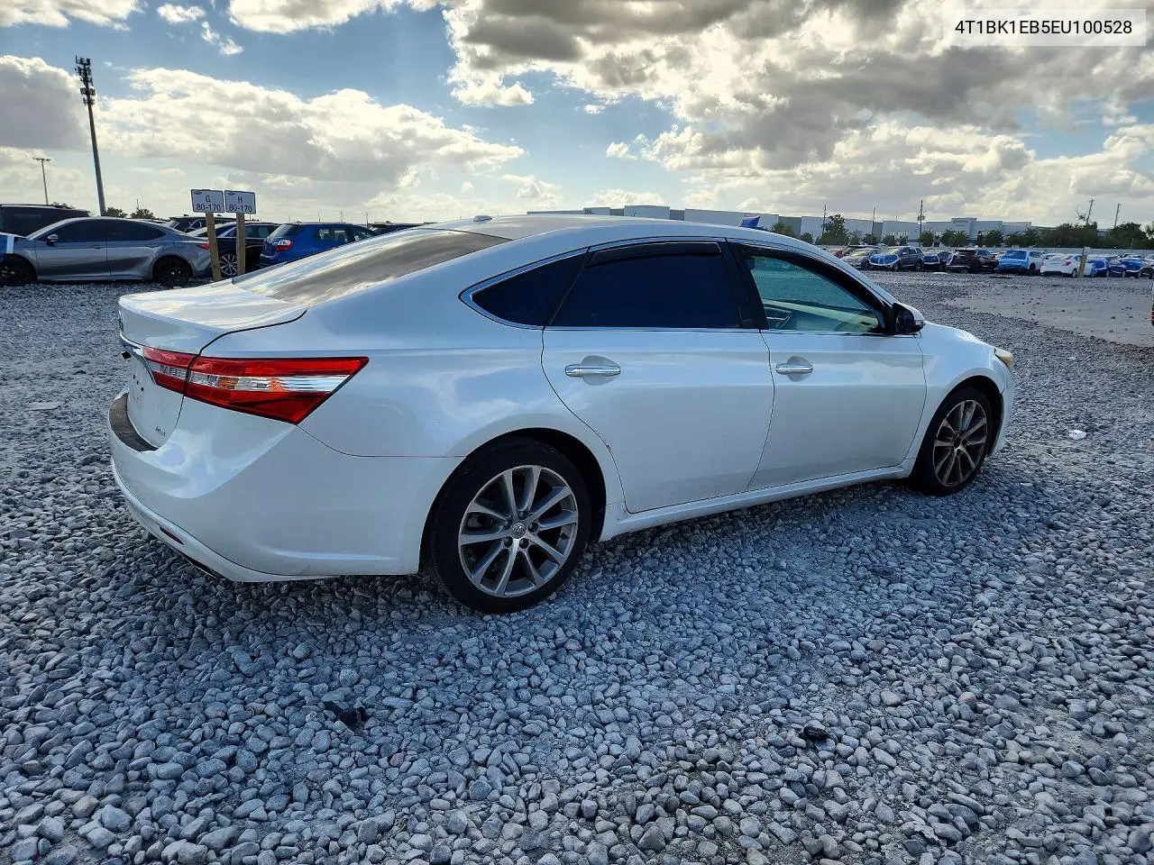2014 TOYOTA AVALON VIN 4T1BK1EB5EU100528 — фото 3