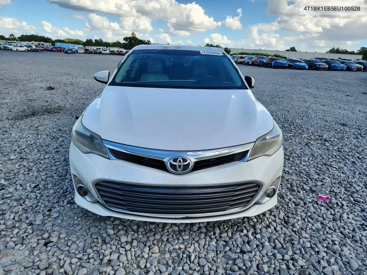 2014 TOYOTA AVALON VIN 4T1BK1EB5EU100528 — фото 5