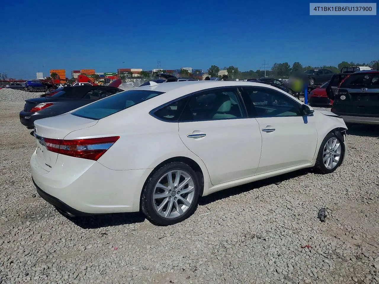 2015 TOYOTA AVALON VIN 4T1BK1EB6FU137900 — фото 3