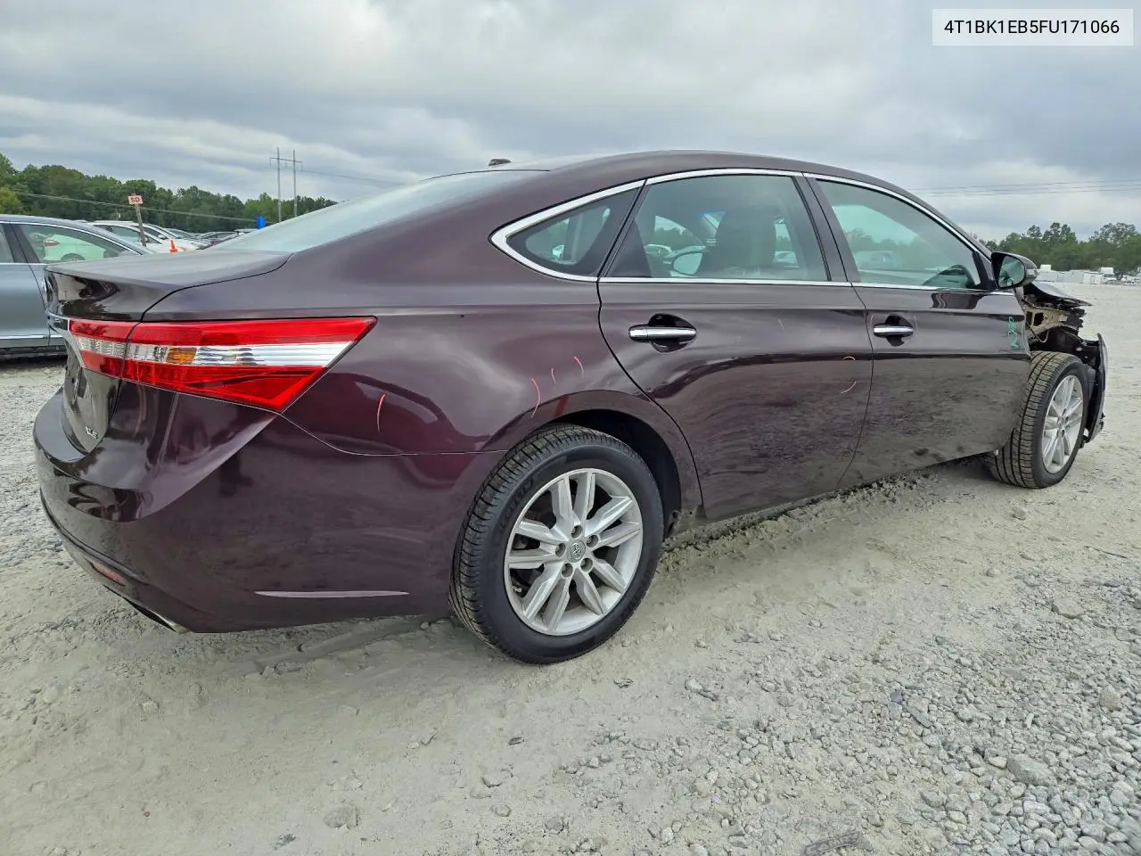 2015 TOYOTA AVALON VIN 4T1BK1EB5FU171066 — фото 3