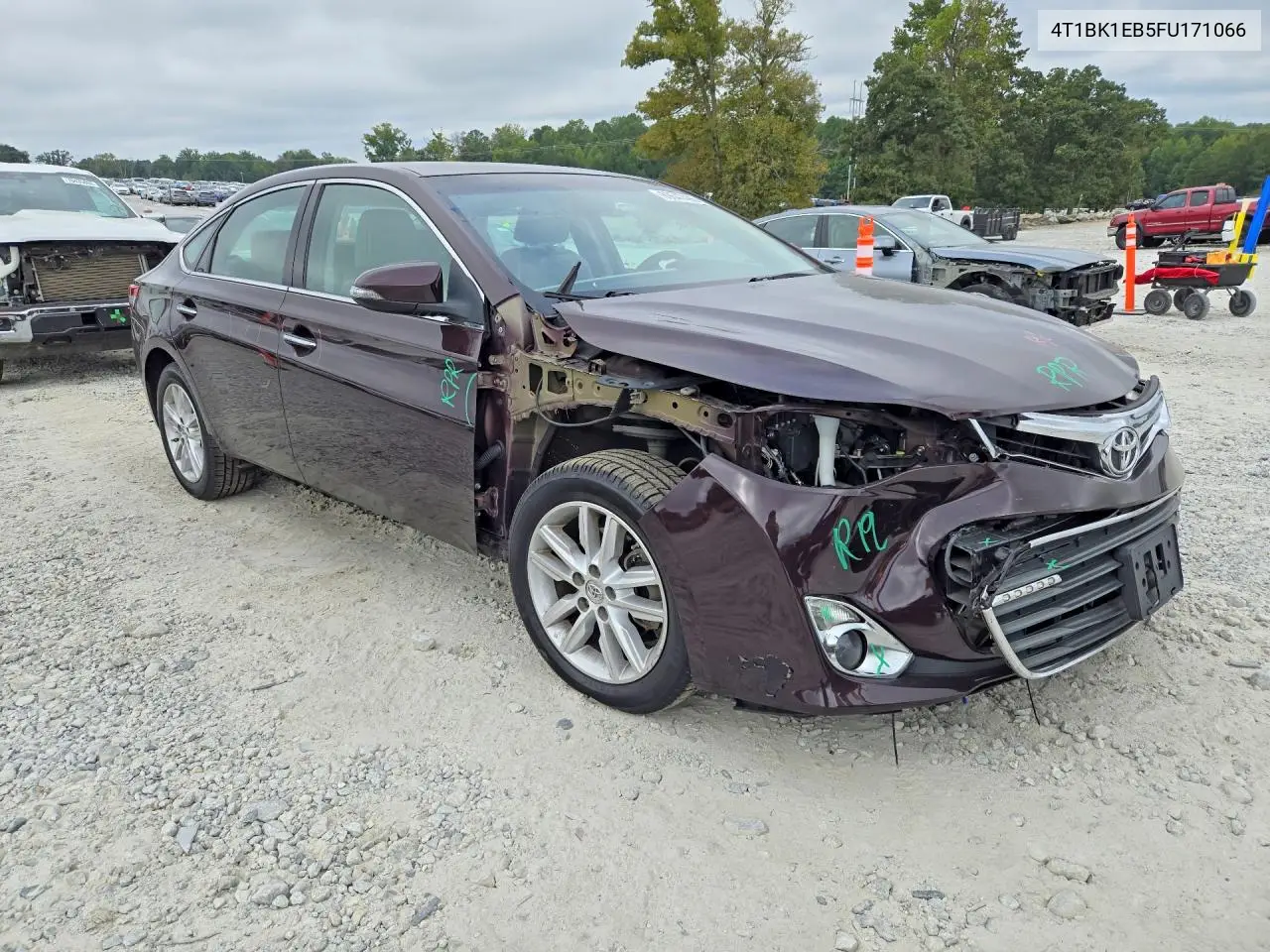 2015 TOYOTA AVALON VIN 4T1BK1EB5FU171066 — фото 4