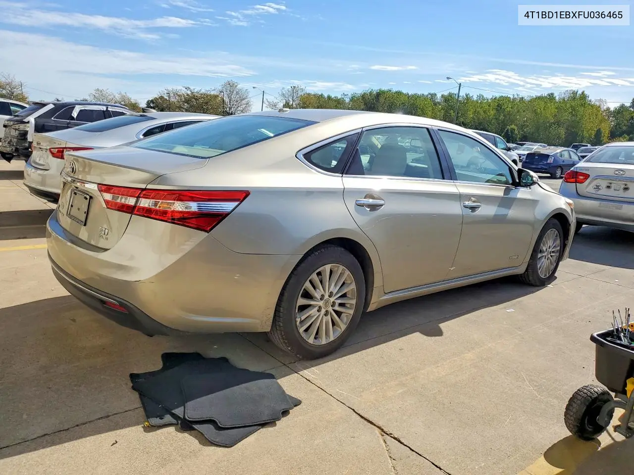 2015 TOYOTA AVALON VIN 4T1BD1EBXFU036465 — фото 3