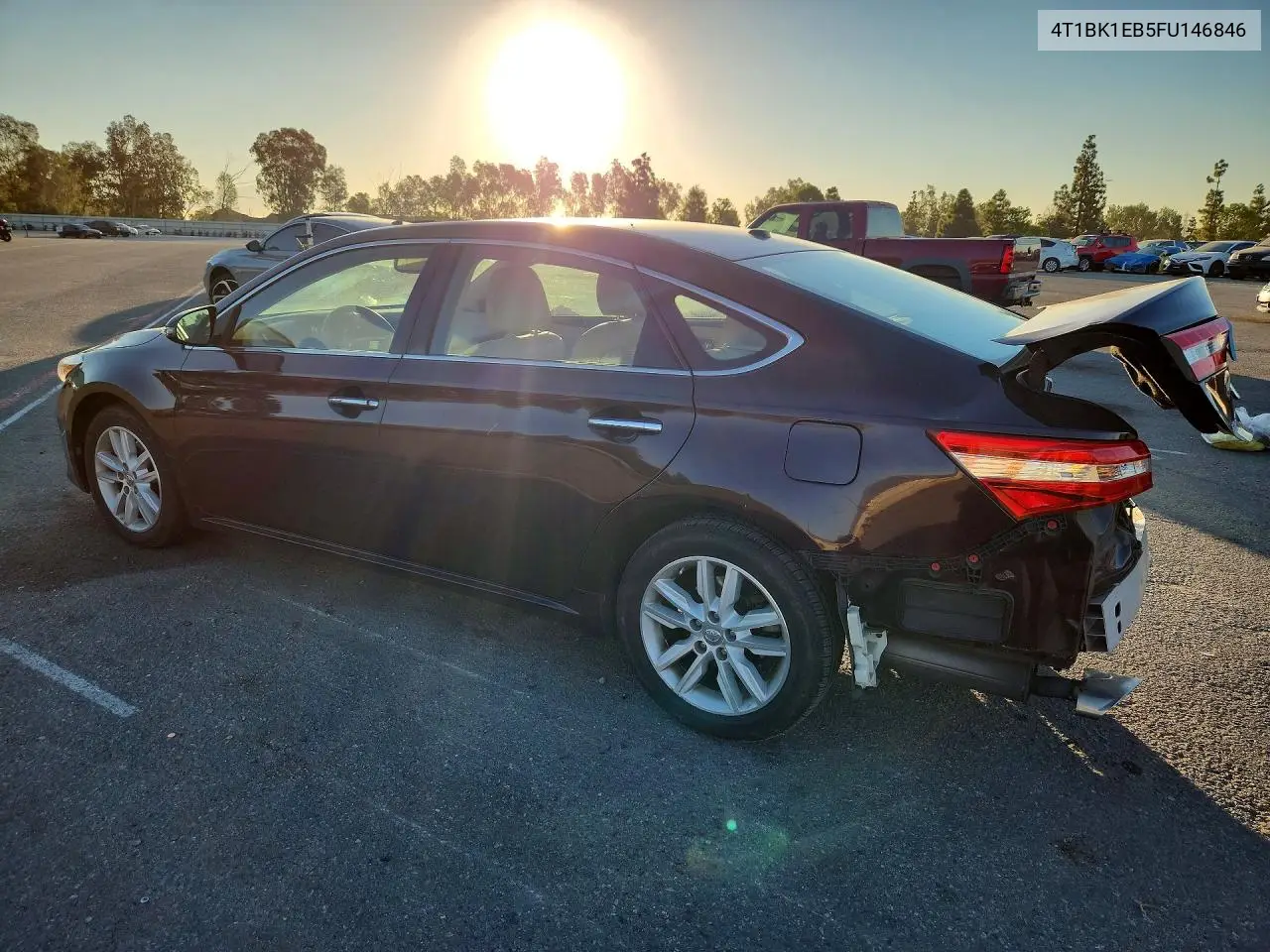 2015 TOYOTA AVALON VIN 4T1BK1EB5FU146846 — фото 2