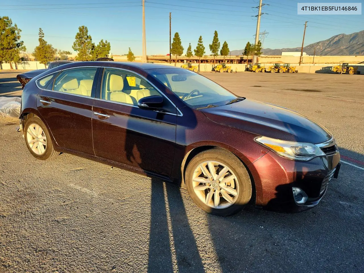2015 TOYOTA AVALON VIN 4T1BK1EB5FU146846 — фото 4