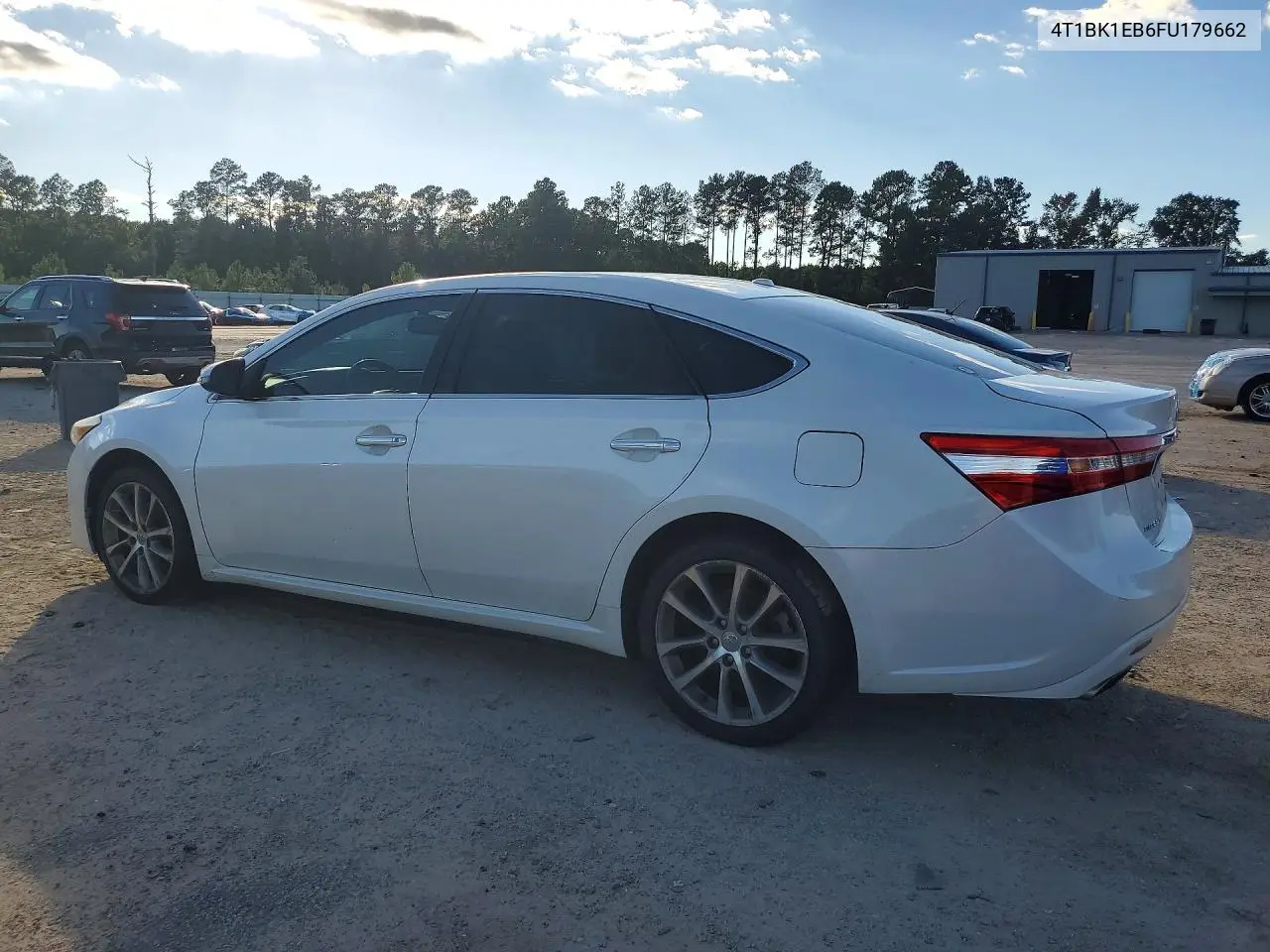 2015 TOYOTA AVALON VIN 4T1BK1EB6FU179662 — фото 2