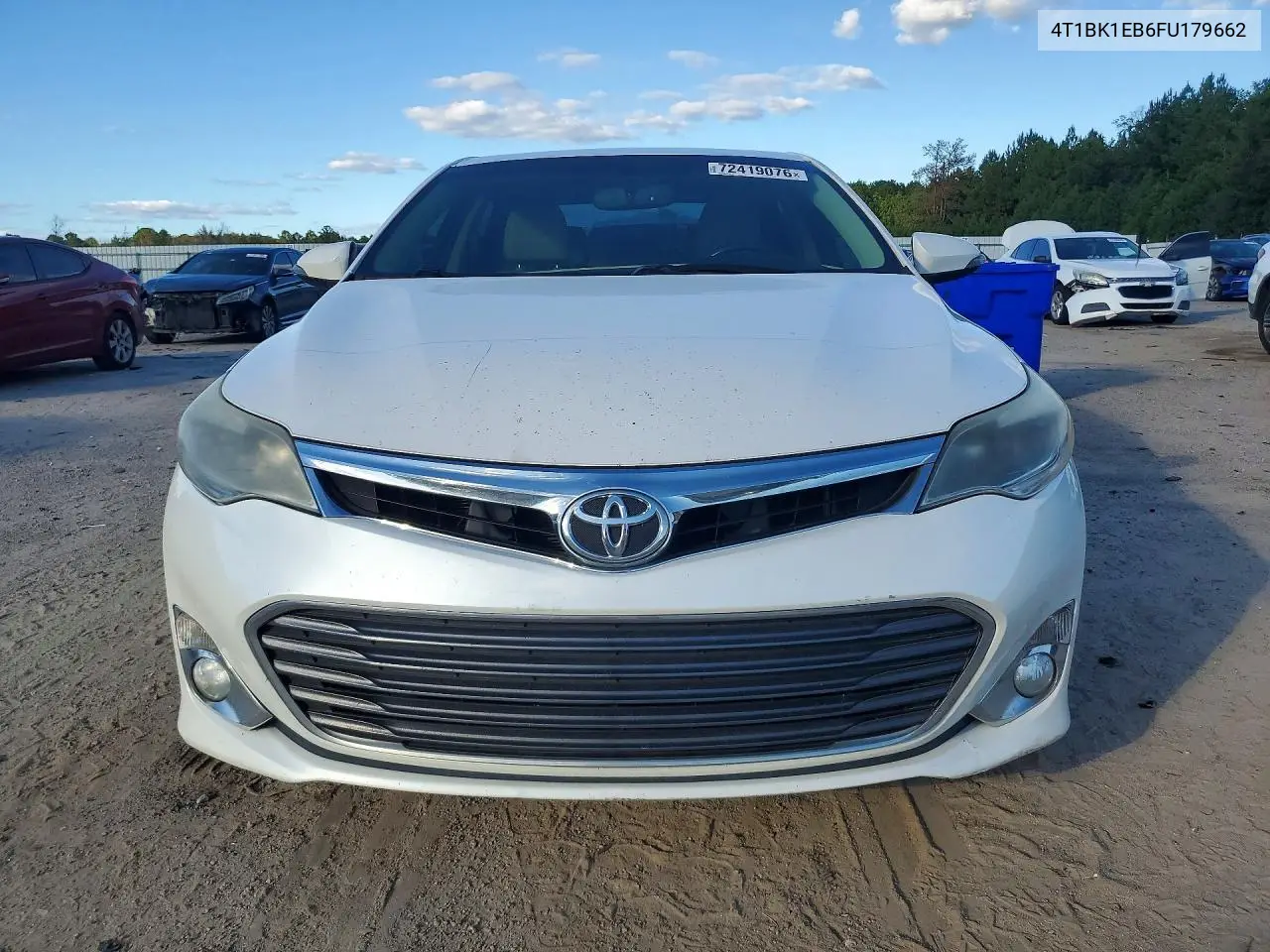 2015 TOYOTA AVALON VIN 4T1BK1EB6FU179662 — фото 5