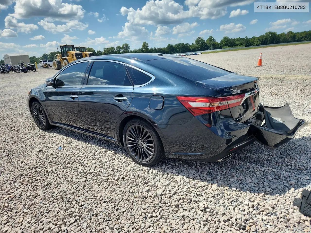 2016 TOYOTA AVALON VIN 4T1BK1EB8GU210783 — фото 2