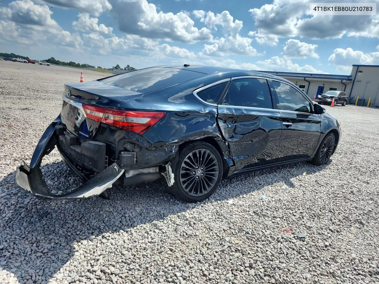 2016 TOYOTA AVALON VIN 4T1BK1EB8GU210783 — фото 3