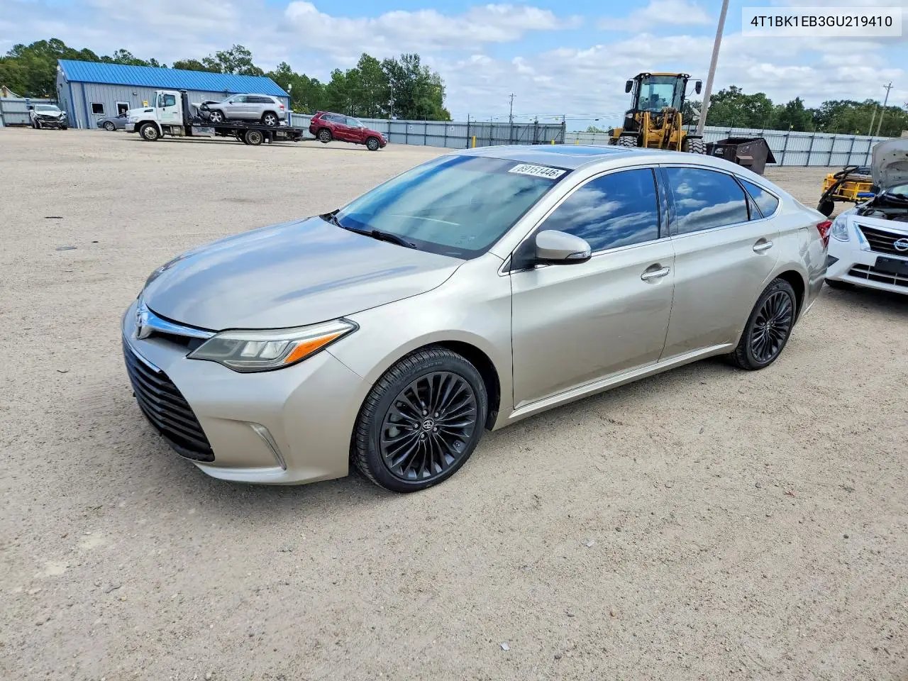 TOYOTA AVALON 2016, VIN 4T1BK1EB3GU219410