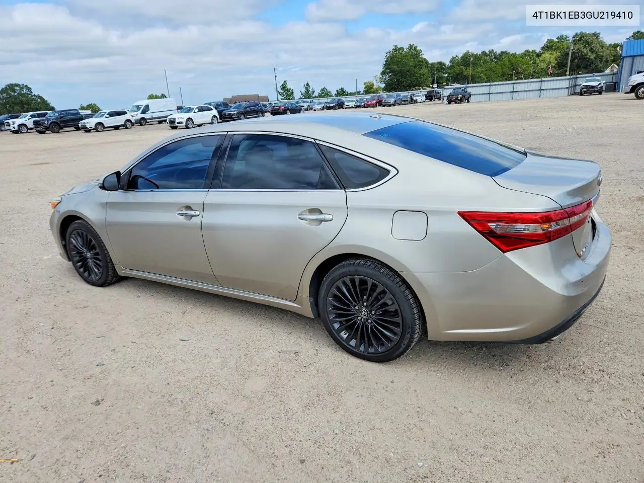 2016 TOYOTA AVALON VIN 4T1BK1EB3GU219410 — фото 2