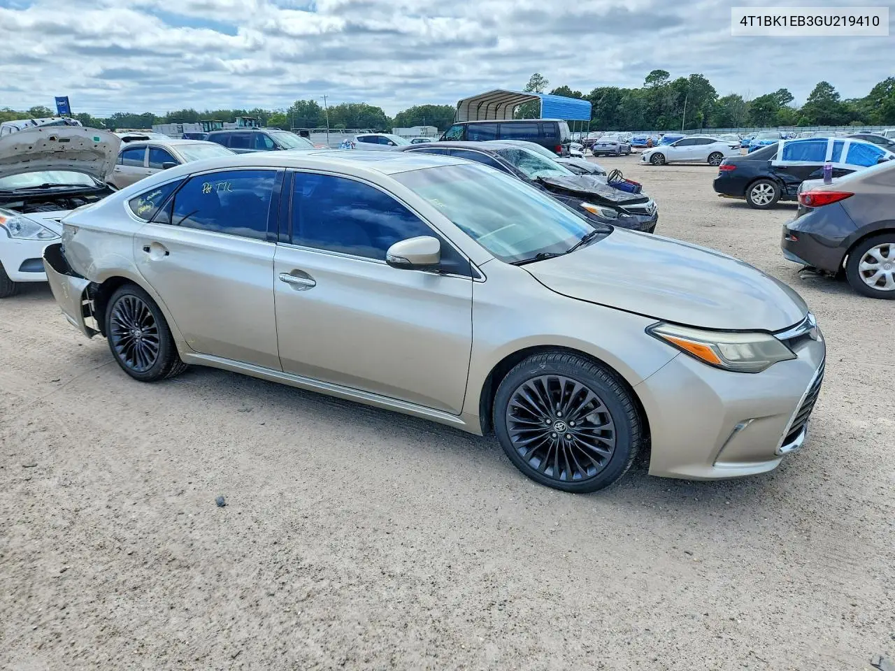 2016 TOYOTA AVALON VIN 4T1BK1EB3GU219410 — фото 4