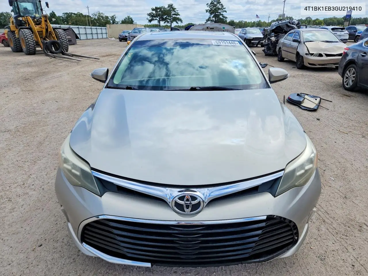 2016 TOYOTA AVALON VIN 4T1BK1EB3GU219410 — фото 5