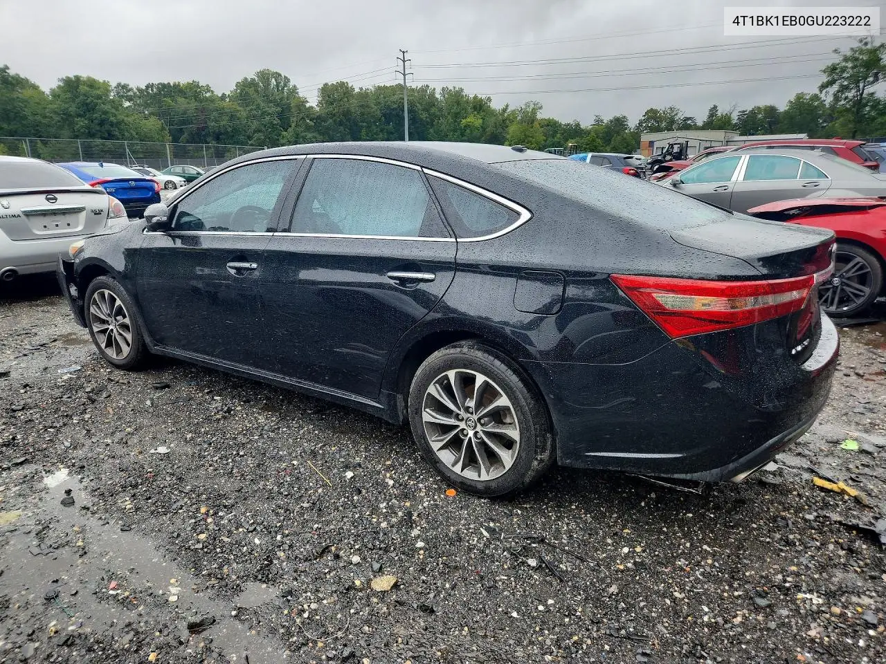 2016 TOYOTA AVALON VIN 4T1BK1EB0GU223222 — фото 2