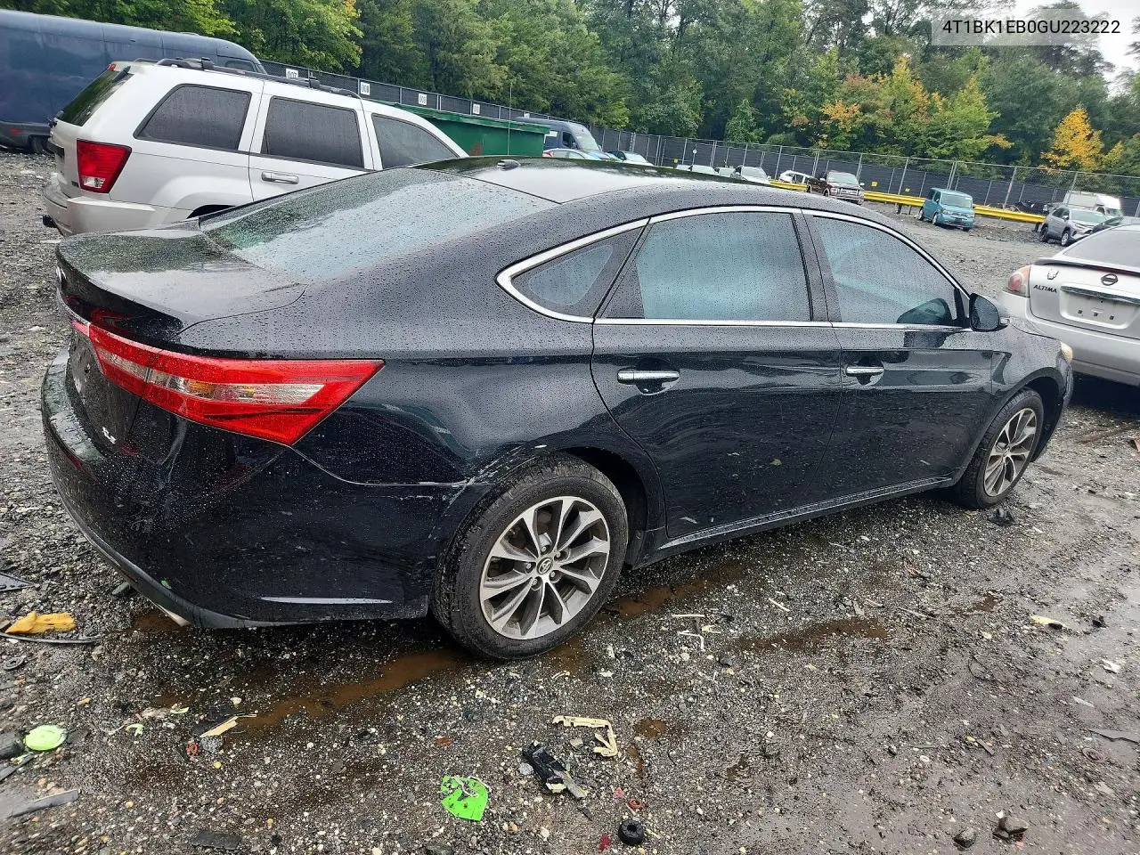 2016 TOYOTA AVALON VIN 4T1BK1EB0GU223222 — фото 3