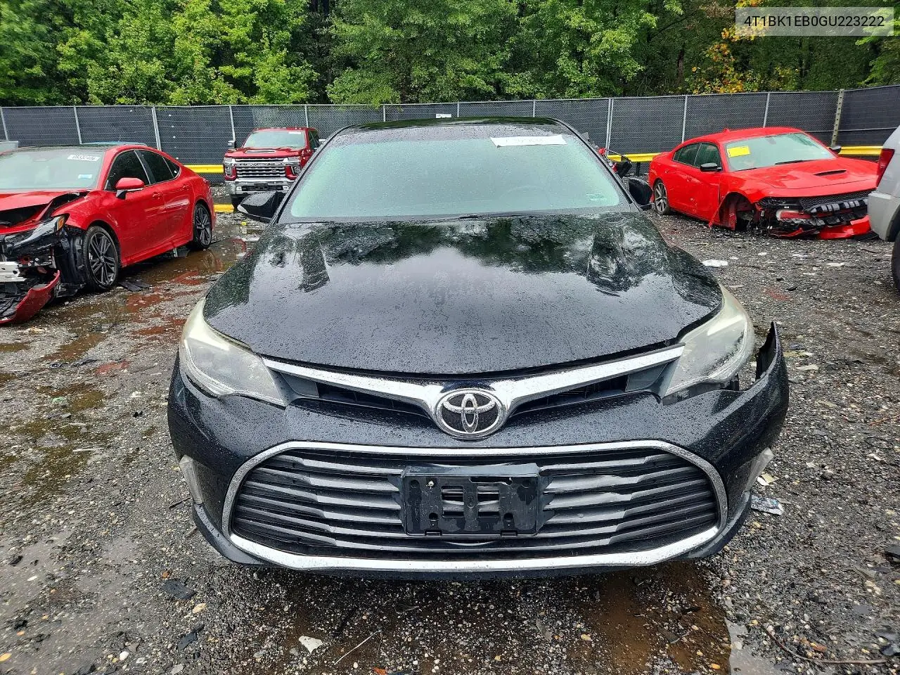 2016 TOYOTA AVALON VIN 4T1BK1EB0GU223222 — фото 5
