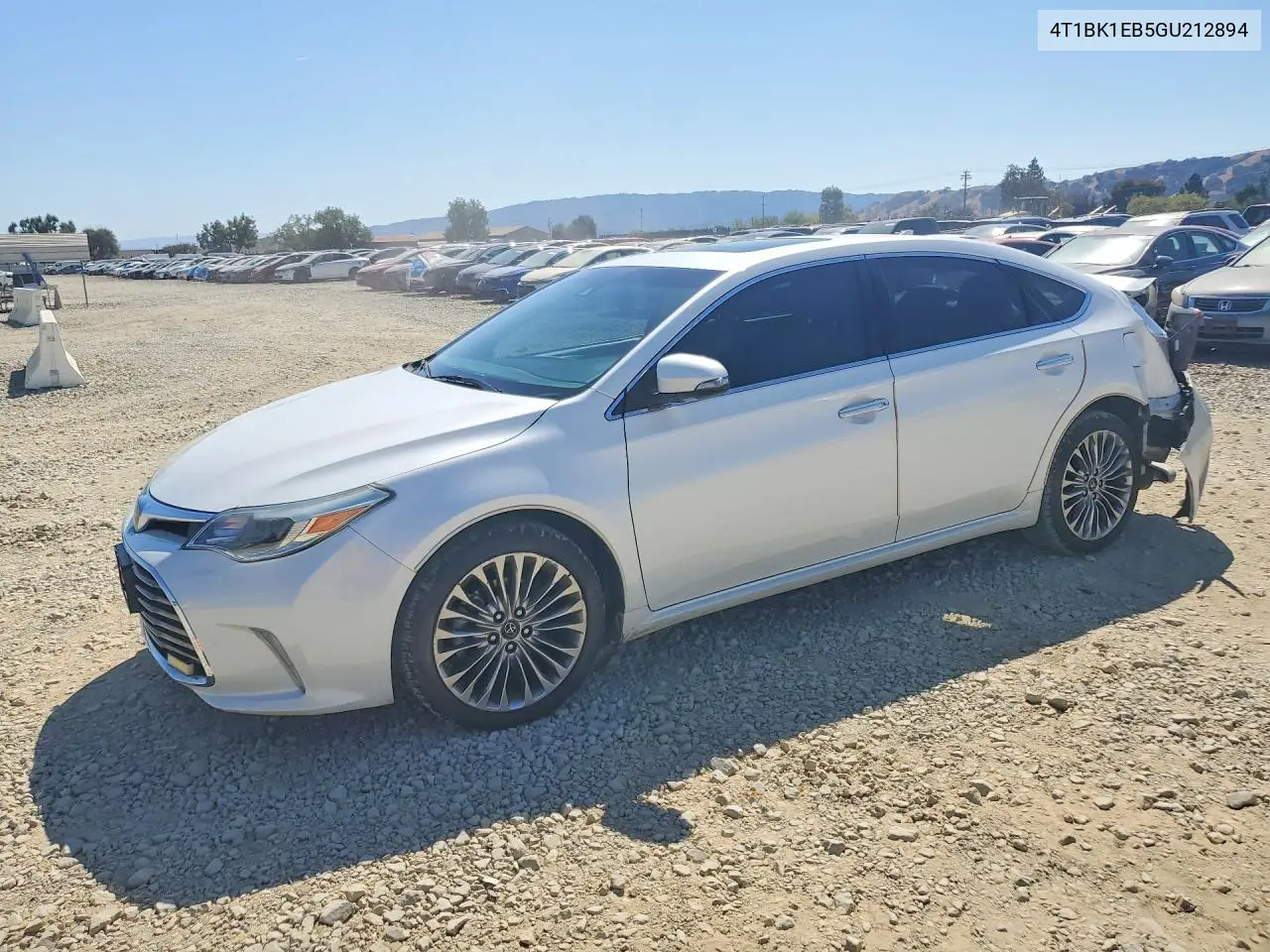 TOYOTA AVALON 2016, VIN 4T1BK1EB5GU212894