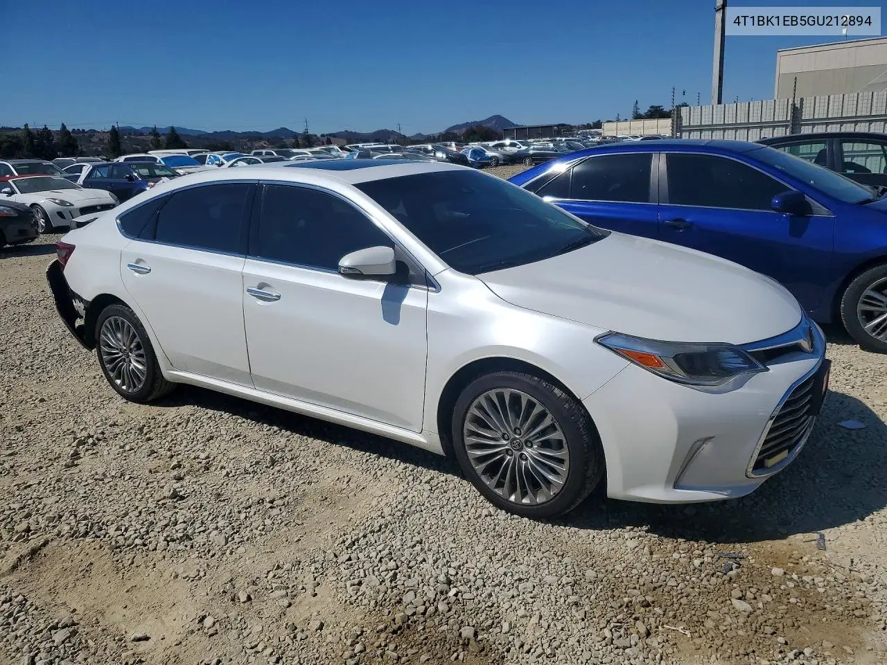 2016 TOYOTA AVALON VIN 4T1BK1EB5GU212894 — фото 4