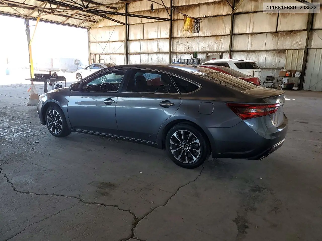 2016 TOYOTA AVALON VIN 4T1BK1EB3GU208522 — фото 2