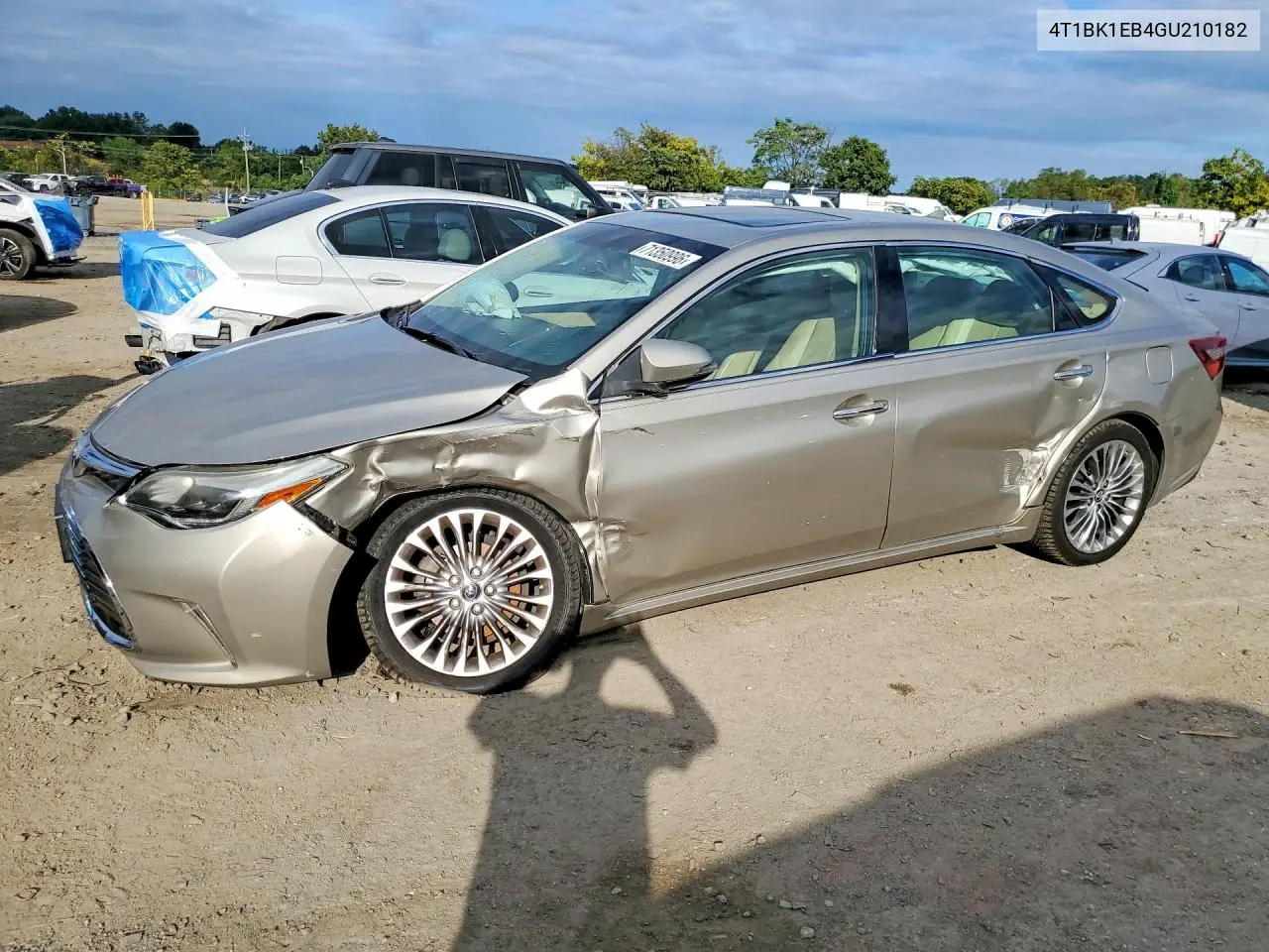 TOYOTA AVALON 2016, VIN 4T1BK1EB4GU210182