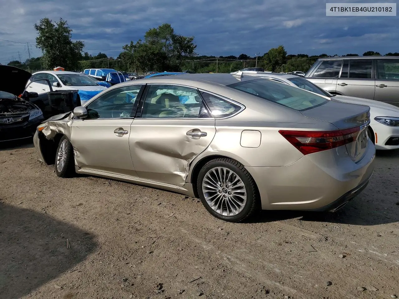 2016 TOYOTA AVALON VIN 4T1BK1EB4GU210182 — фото 2