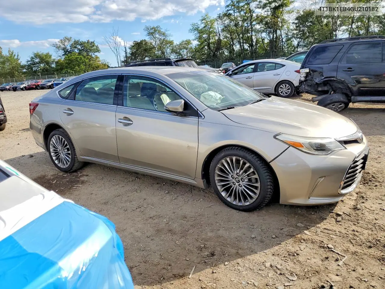 2016 TOYOTA AVALON VIN 4T1BK1EB4GU210182 — фото 4