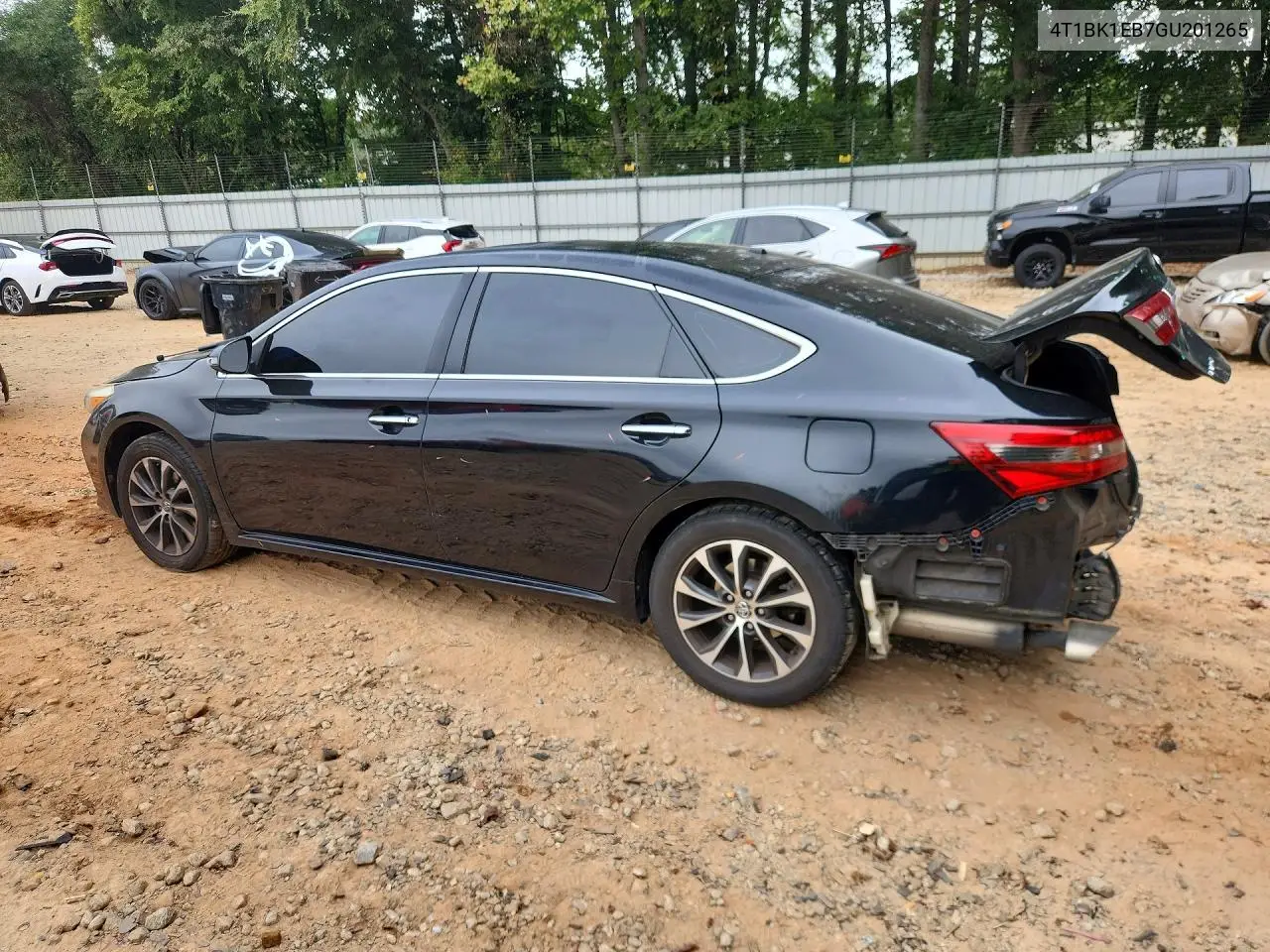 2016 TOYOTA AVALON VIN 4T1BK1EB7GU201265 — фото 2