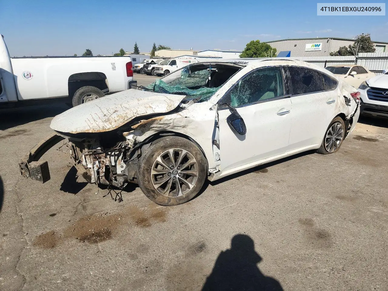 TOYOTA AVALON 2016, VIN 4T1BK1EBXGU240996