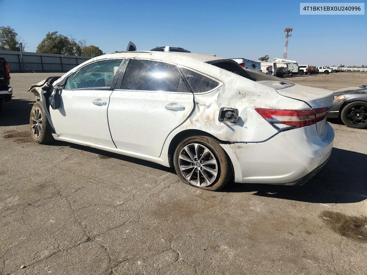 2016 TOYOTA AVALON VIN 4T1BK1EBXGU240996 — фото 2