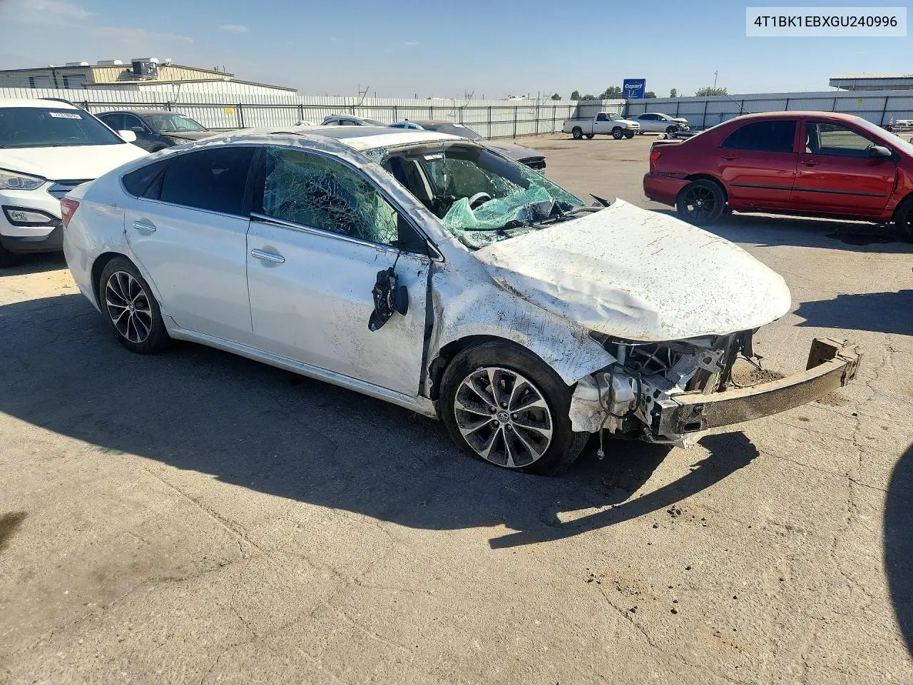 2016 TOYOTA AVALON VIN 4T1BK1EBXGU240996 — фото 4