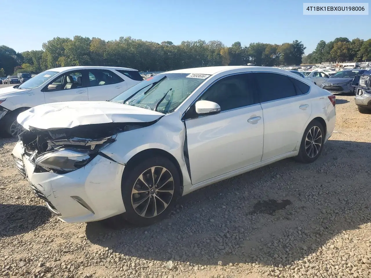 TOYOTA AVALON 2016, VIN 4T1BK1EBXGU198006