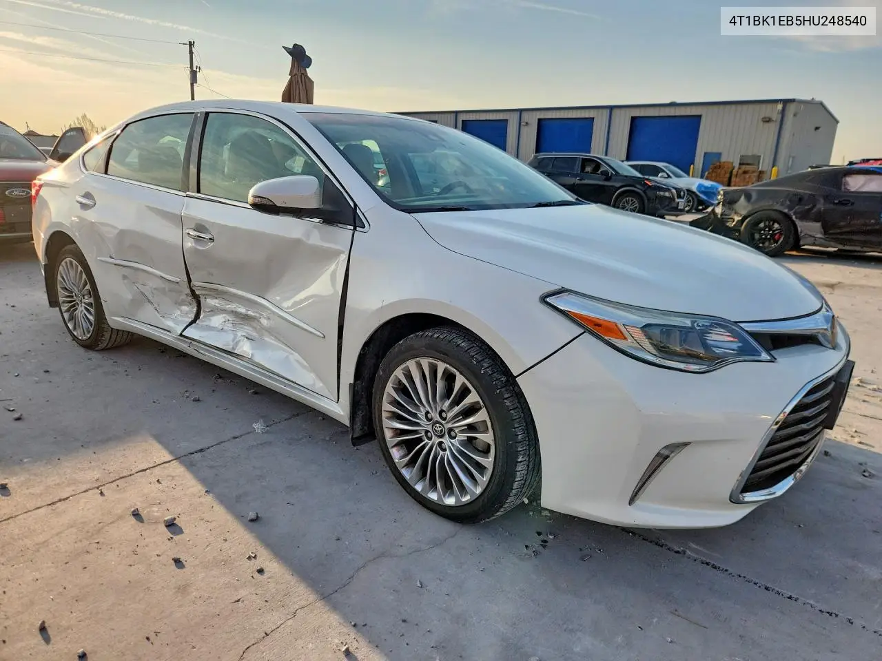 2017 TOYOTA AVALON VIN 4T1BK1EB5HU248540 — фото 4