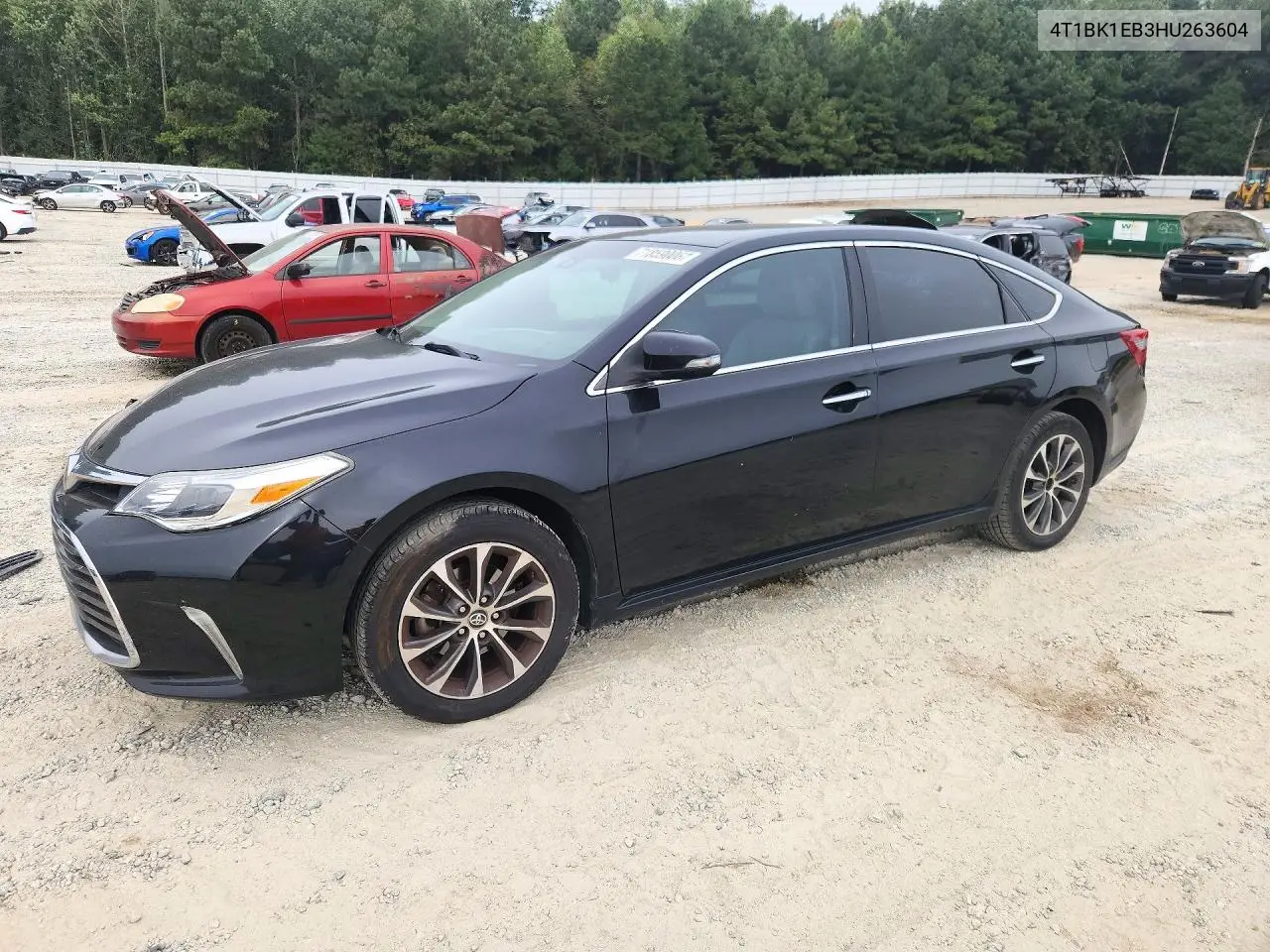 TOYOTA AVALON 2017, VIN 4T1BK1EB3HU263604