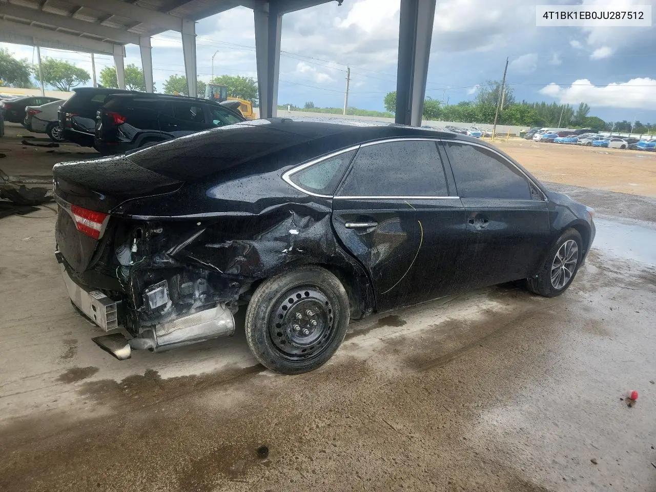 2018 TOYOTA AVALON VIN 4T1BK1EB0JU287512 — фото 3