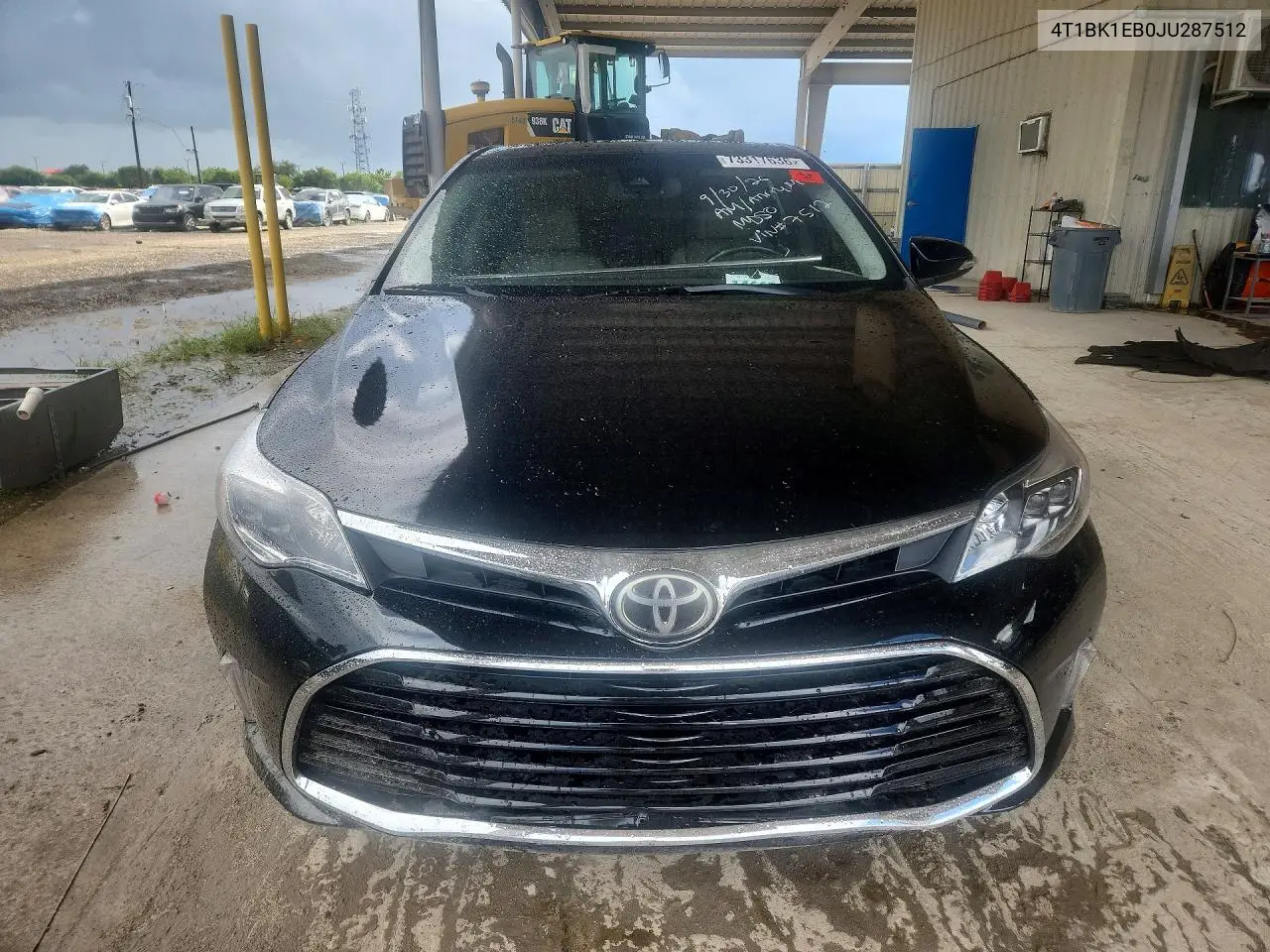 2018 TOYOTA AVALON VIN 4T1BK1EB0JU287512 — фото 5