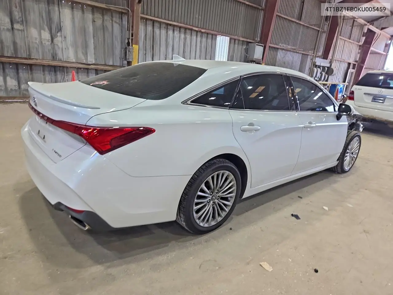 2019 TOYOTA AVALON VIN 4T1BZ1FB0KU005459 — фото 3