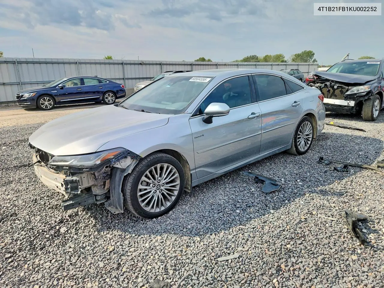 TOYOTA AVALON 2019, VIN 4T1B21FB1KU002252