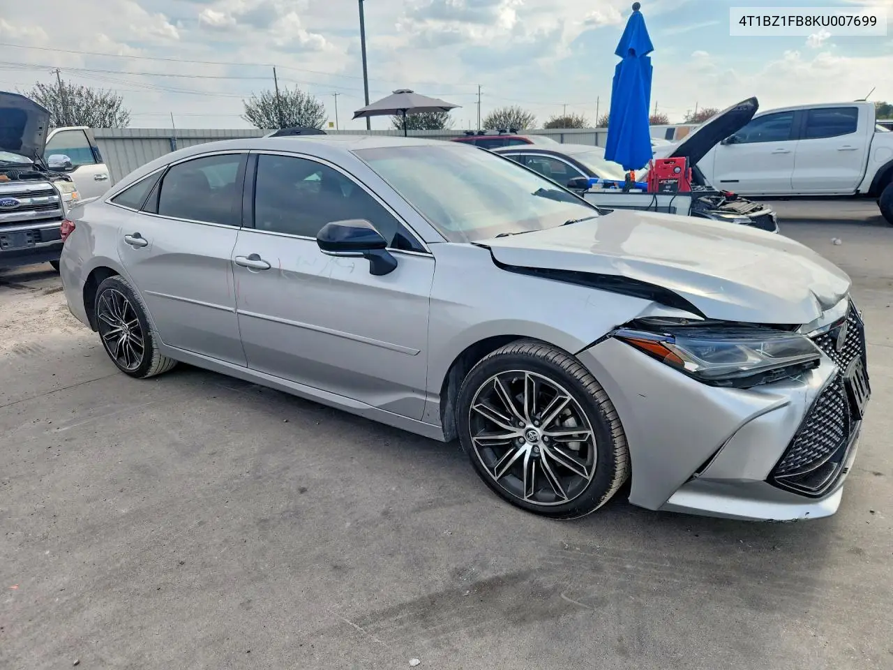 2019 TOYOTA AVALON VIN 4T1BZ1FB8KU007699 — фото 4