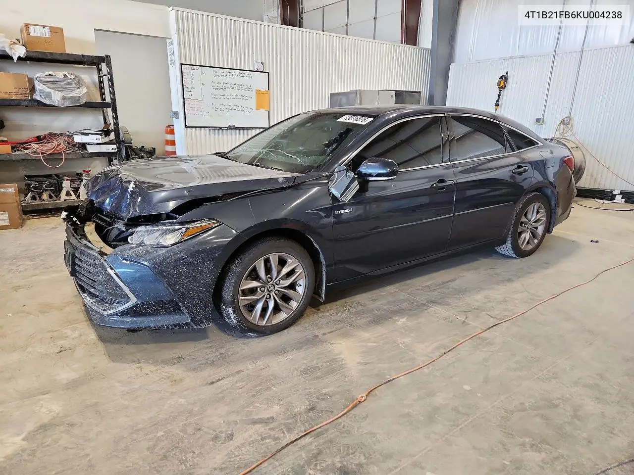 TOYOTA AVALON 2019, VIN 4T1B21FB6KU004238