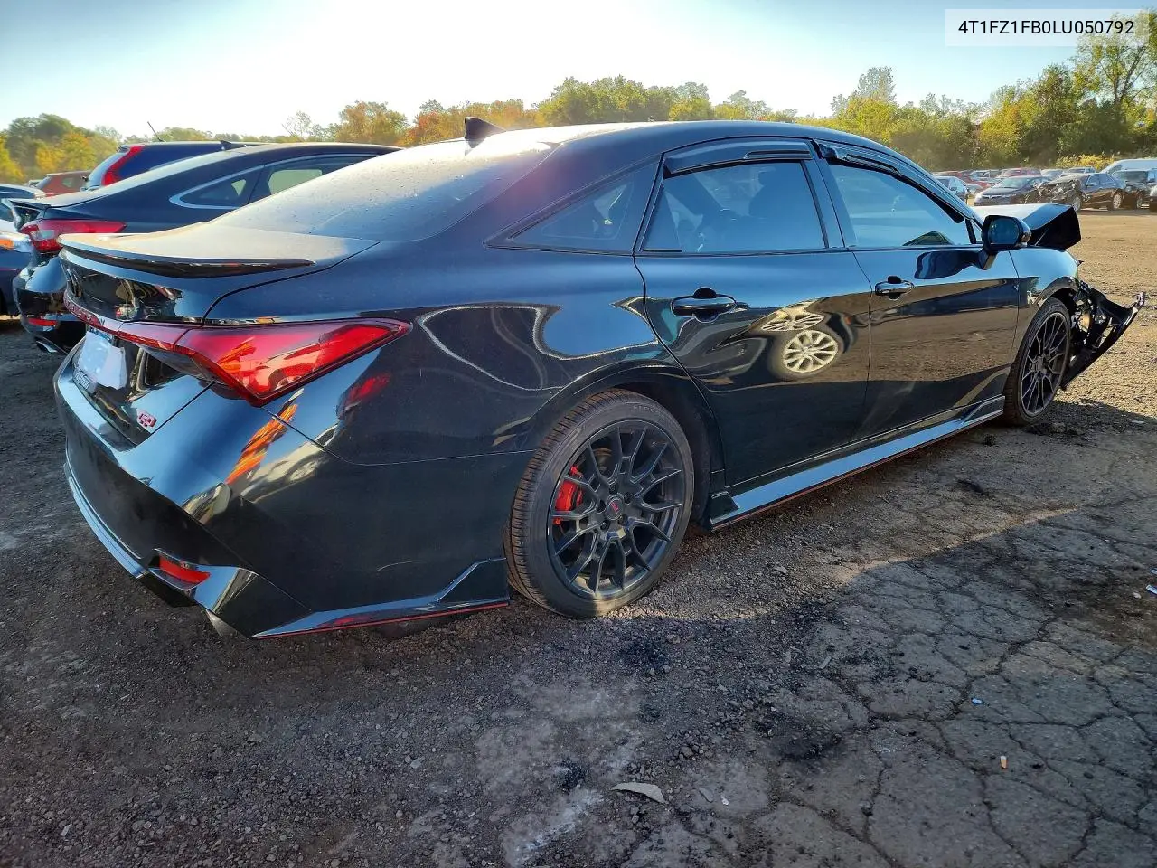 2020 TOYOTA AVALON VIN 4T1FZ1FB0LU050792 — фото 3