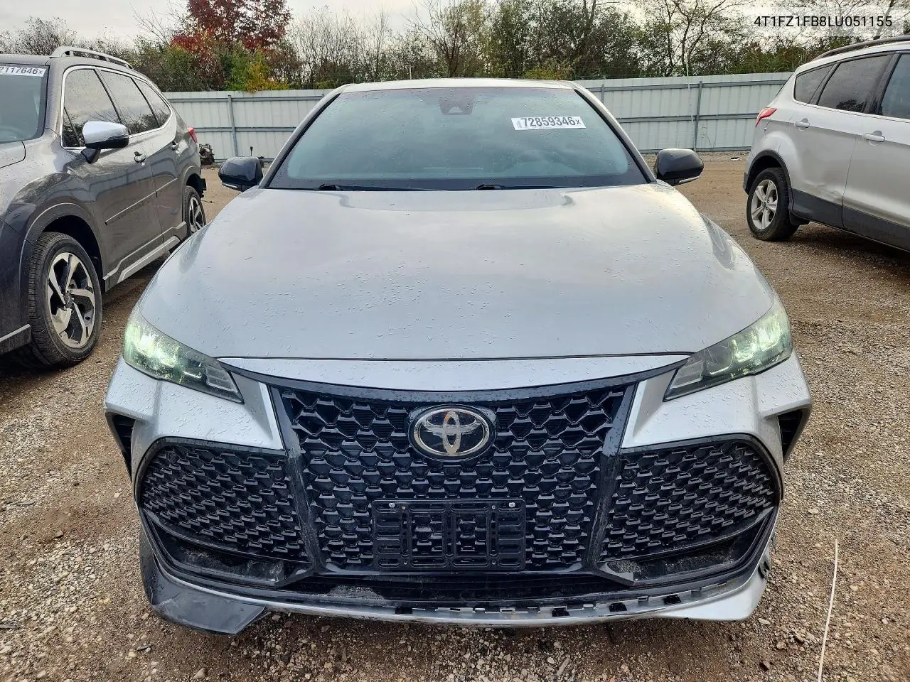 2020 TOYOTA AVALON VIN 4T1FZ1FB8LU051155 — фото 5