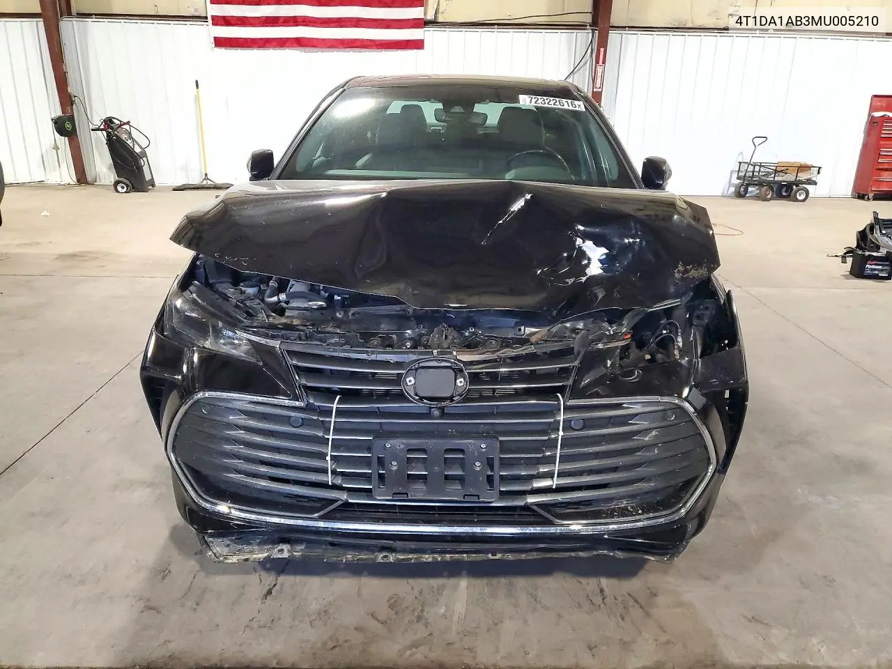 2021 TOYOTA AVALON VIN 4T1DA1AB3MU005210 — фото 5