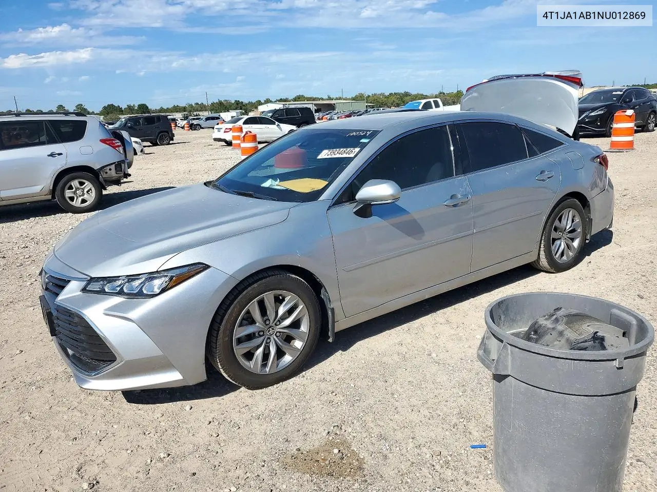 TOYOTA AVALON 2022, VIN 4T1JA1AB1NU012869