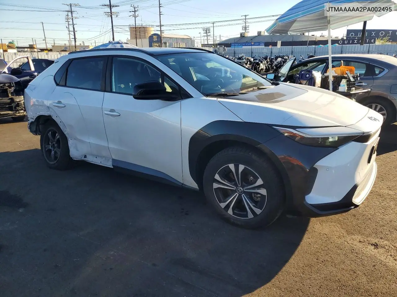 2023 TOYOTA BZ4X VIN JTMAAAAA2PA002495 — фото 4