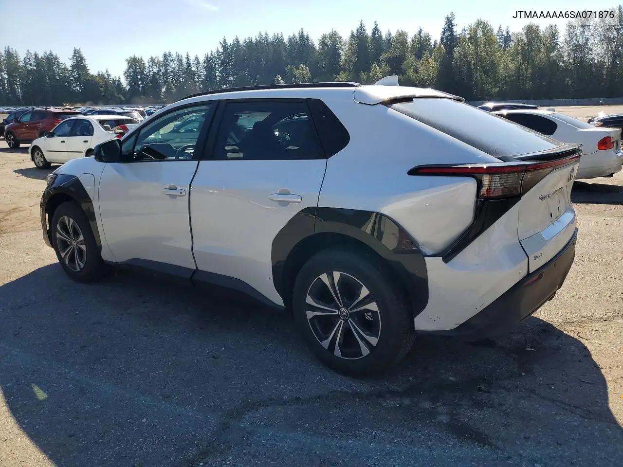 2025 TOYOTA BZ4X VIN JTMAAAAA6SA071876 — фото 2