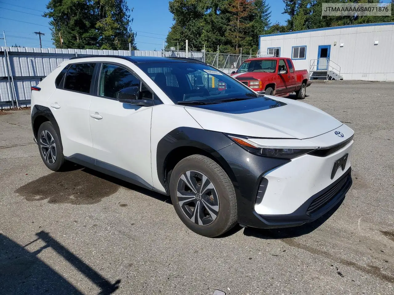 2025 TOYOTA BZ4X VIN JTMAAAAA6SA071876 — фото 4