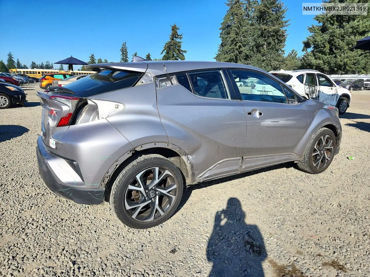 2018 TOYOTA C-HR VIN NMTKHMBX2JR021349 — фото 3