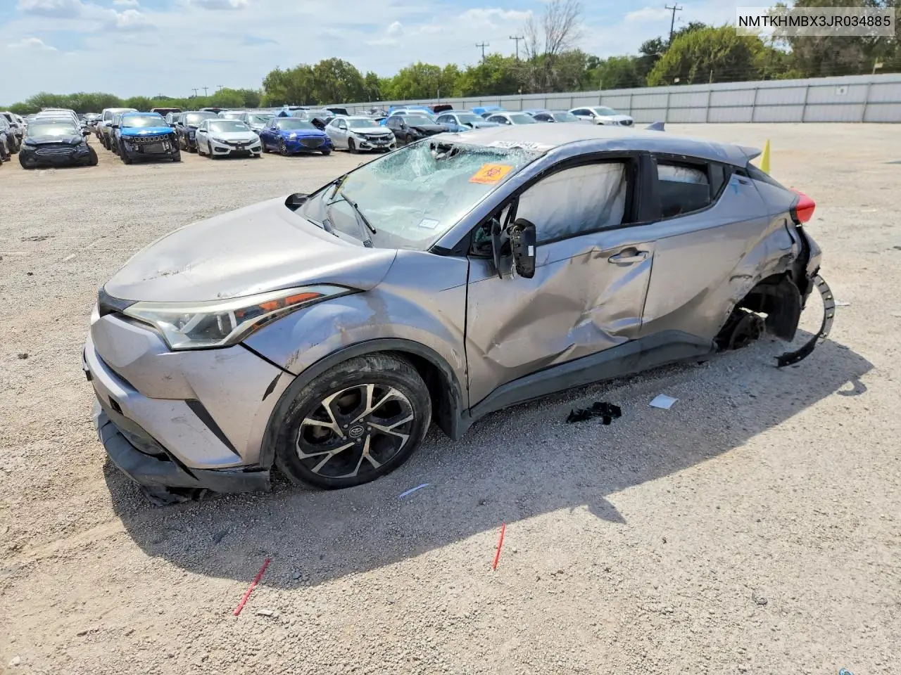 TOYOTA C-HR 2018, VIN NMTKHMBX3JR034885