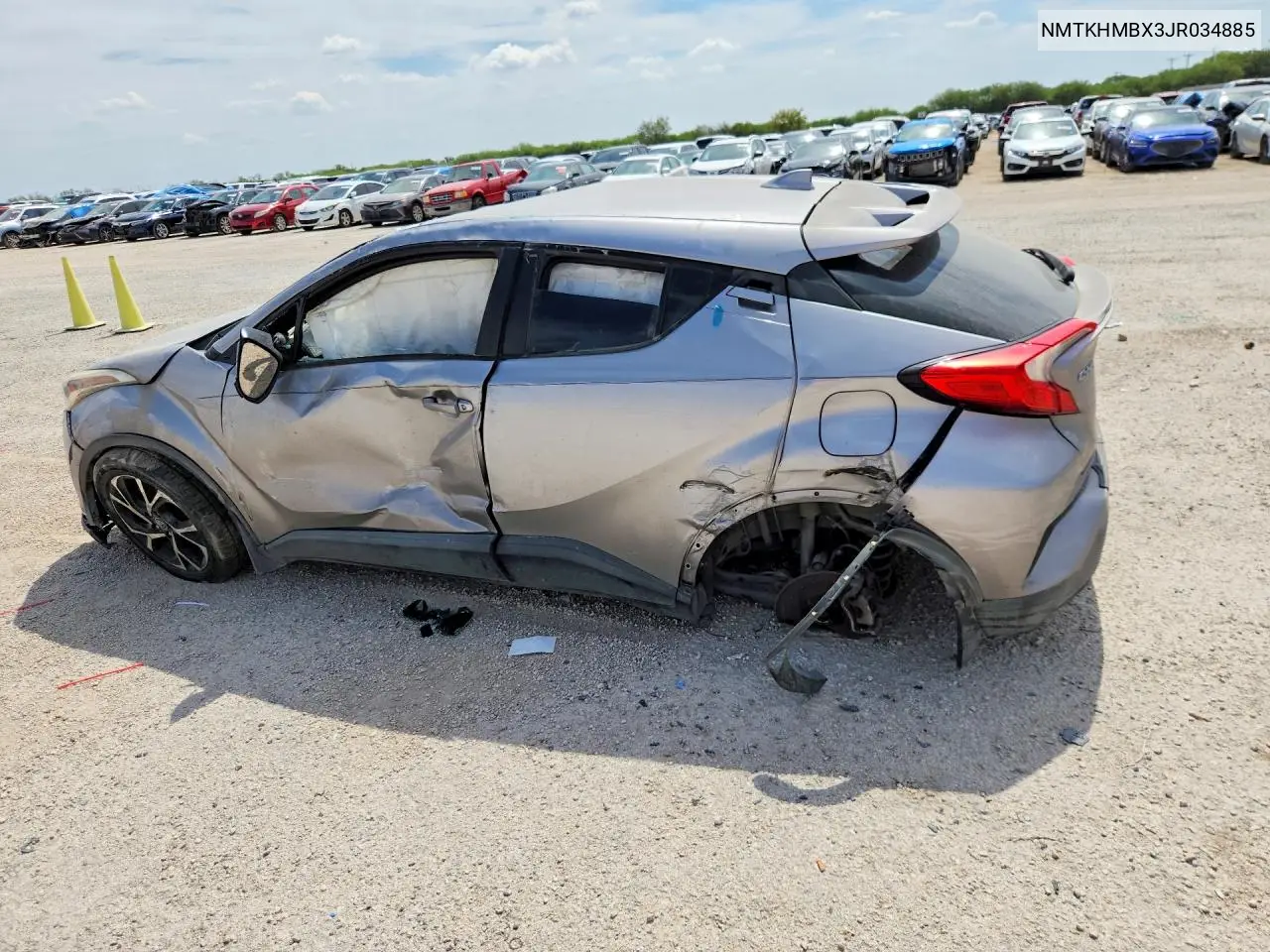 2018 TOYOTA C-HR VIN NMTKHMBX3JR034885 — фото 2