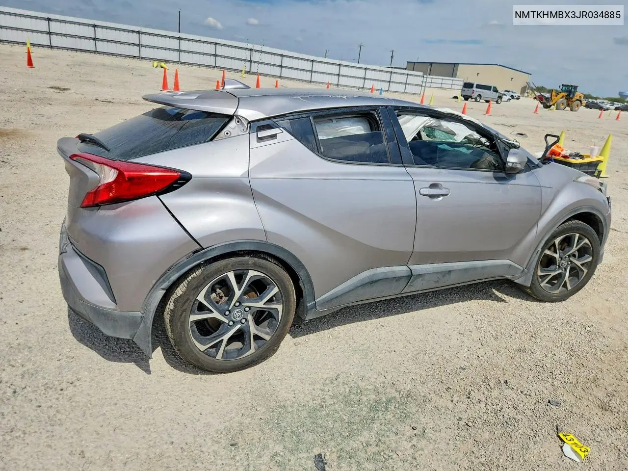 2018 TOYOTA C-HR VIN NMTKHMBX3JR034885 — фото 3
